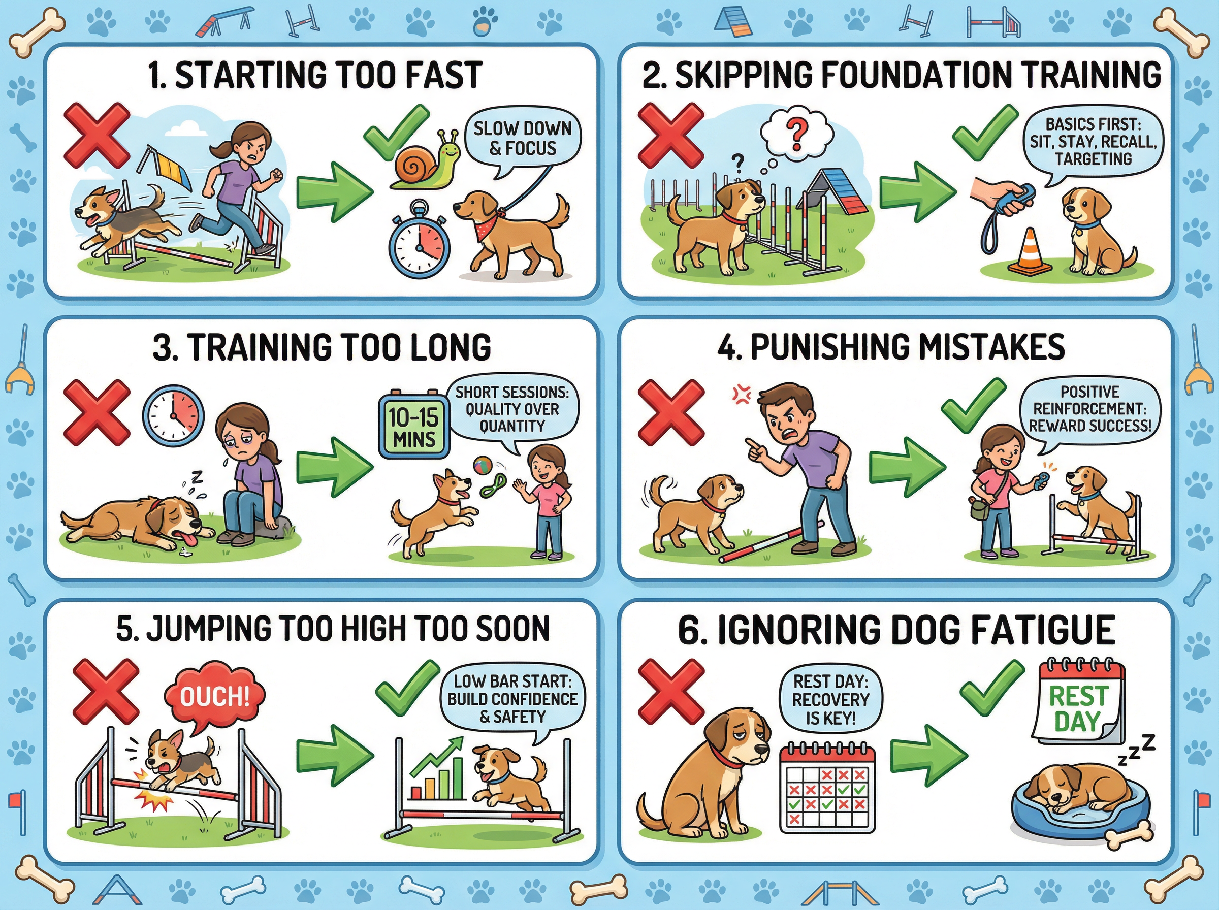 初心者が陥りがちな6つの間違い
