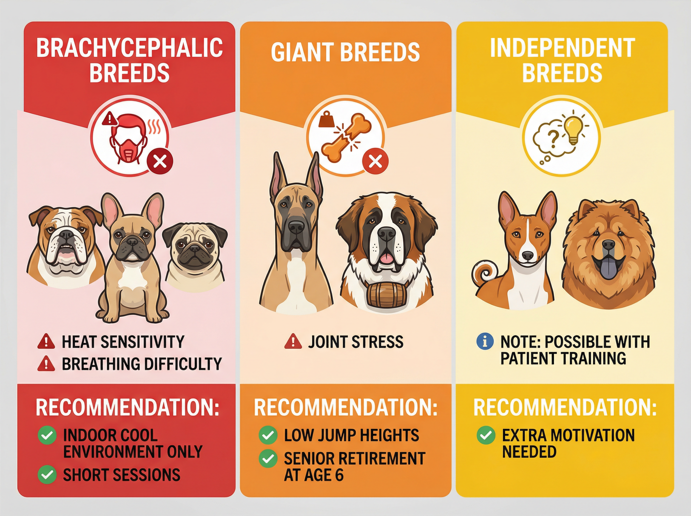特別な配慮が必要な犬種