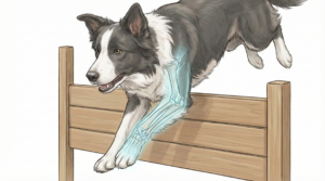 アジリティ犬の手根関節過伸展｜ジャンプ着地で前肢に高負荷がかかる原因と予防法