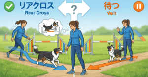 アジリティで犬に追いつけない時の判断術｜リアクロスか待つかの3つの基準