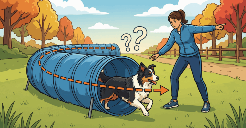 アジリティのトンネル攻略｜犬の視点で出口ラインを設計する3つの要素