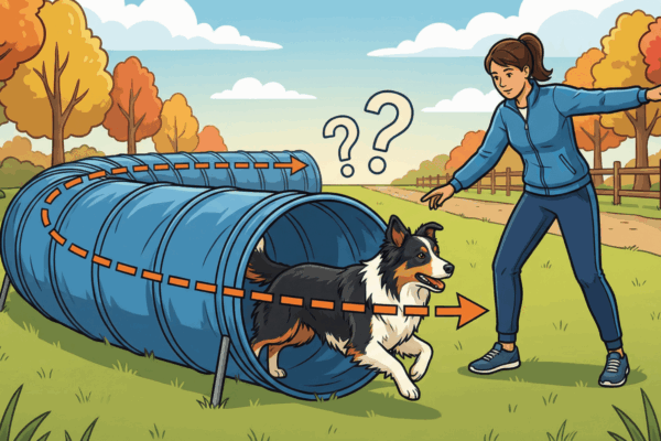 アジリティのトンネル攻略｜犬の視点で出口ラインを設計する3つの要素