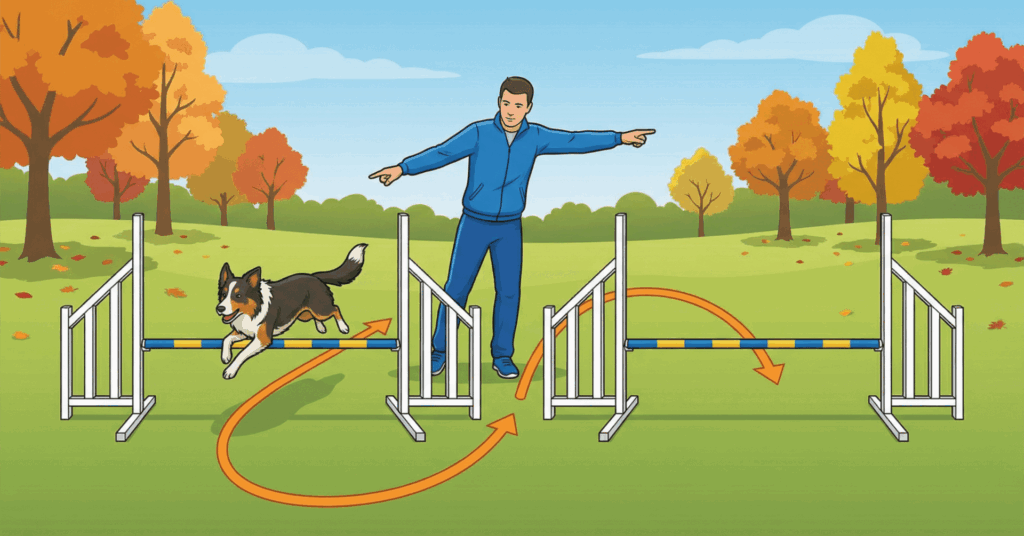 アジリティのスレッドル（S字）攻略｜ハンドラーの最適走路と2つのパターン