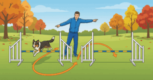 アジリティのスレッドル（S字）攻略｜ハンドラーの最適走路と2つのパターン