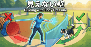ドッグアジリティの「見えない壁」テクニック｜犬のオフコースを防ぐ3つの要素