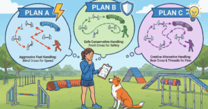アジリティのコース図分析｜最適ハンドリングを複数パターン考える3ステップ思考法