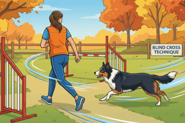 ブラインドクロスの使い所と判断基準｜ドッグアジリティ上級テクニック