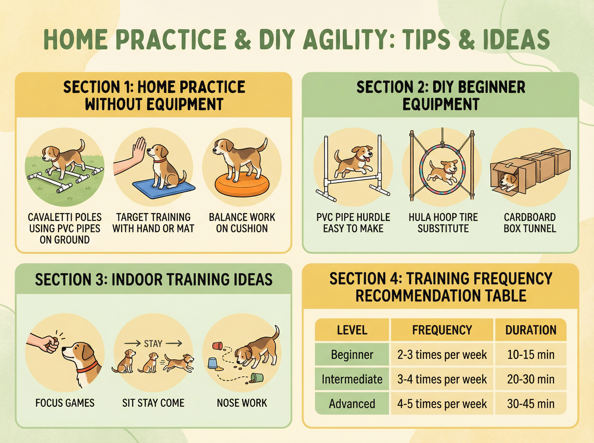自宅での練習とDIYのヒント