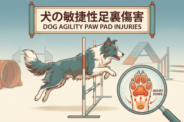 アジリティ犬の足指・肉球損傷｜パッド裂傷・爪損傷の原因・治療・予防法