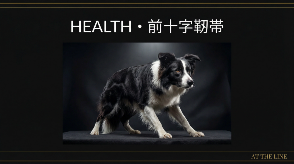 アジリティ犬の前十字靭帯損傷｜症状・予防・治療法