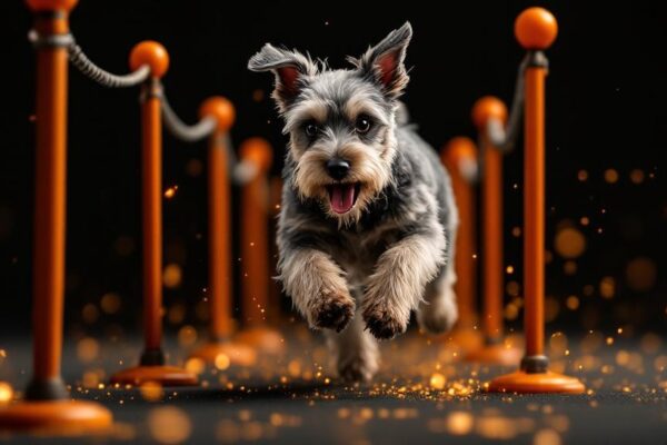 ミニチュアシュナウザーはアジリティに向いている？特徴・始め方・トレーニングのコツを解説